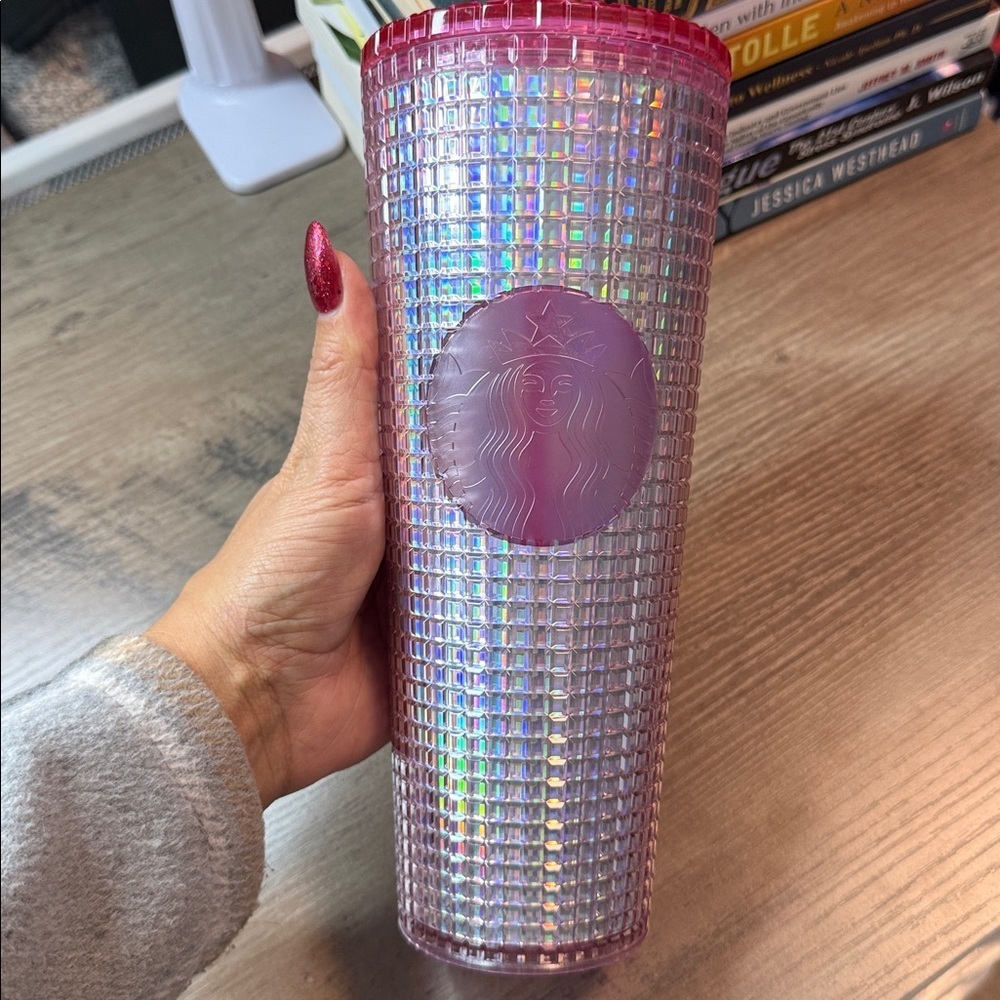 Pink Starbucks Tumbler - Iridescent
